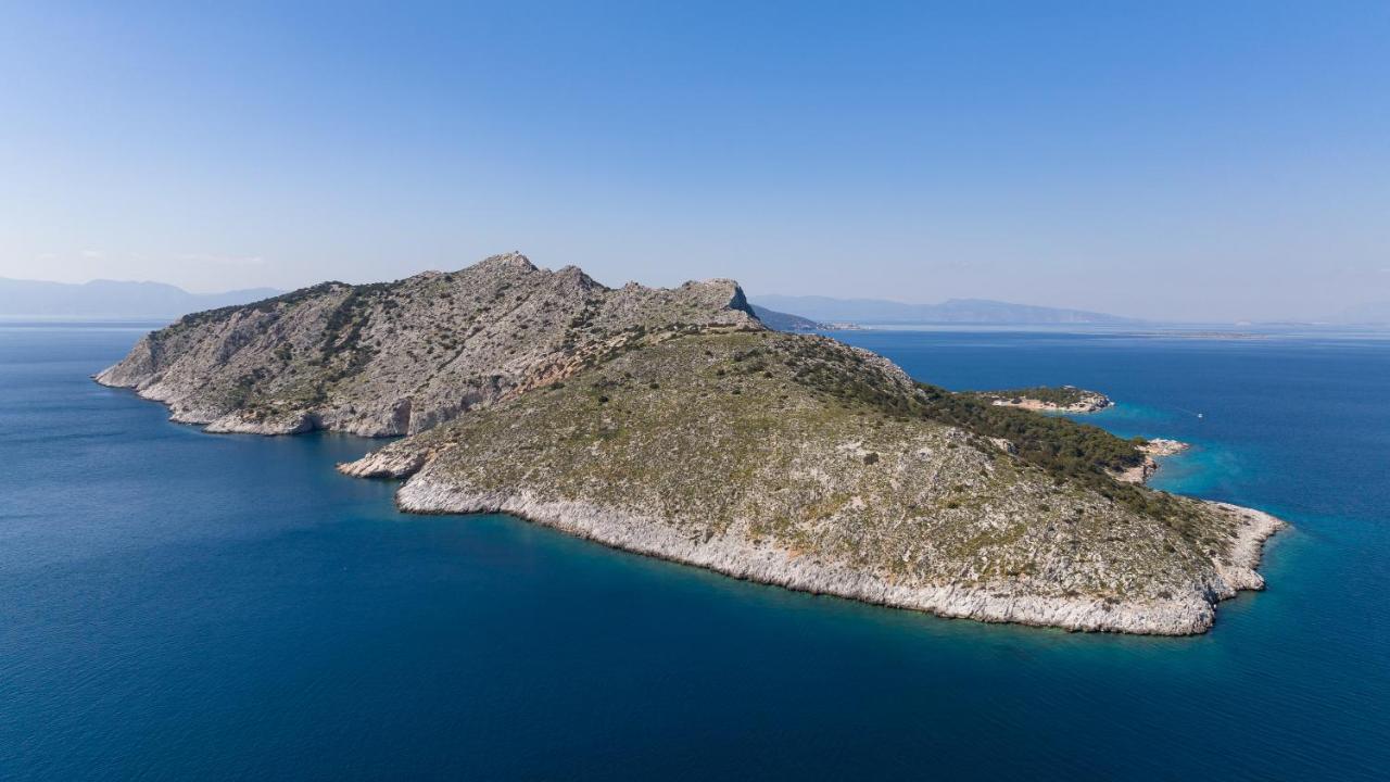 Aeginia 1- Breathtaking Sea View House In Perdika Villa Exterior photo