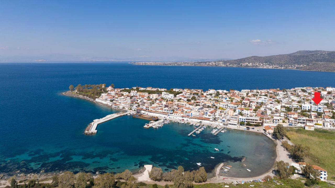 Aeginia 1- Breathtaking Sea View House In Perdika Villa Exterior photo